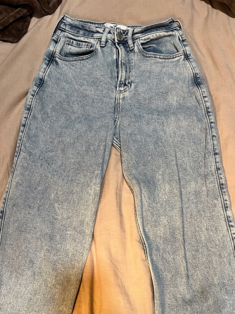 Curvy Ultra High-Rise Vintage Straight Leg Light Blue Women's Jeans - Hollister
